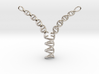 Replicating DNA Pendant 3d printed Replicating DNA pendant