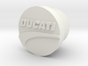 Ducatti Frame Plug With Logo 3d printed 