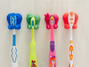 Toothbrush Holder (Girl) 3d printed 
