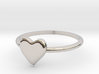 Heart-ring-solid-size-7 3d printed 
