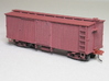 HOn3 25 foot Boxcar [without roof] 3d printed finished model using extra parts