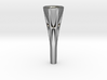 Fluted French Horn Mouthpiece 3d printed 