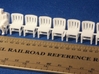 HO SCALE Simple Chairs (x10) 3d printed 
