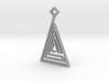 Triangle Pendant 3d printed 