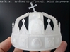 Hungarian Holy Crown - half scale 3d printed Photo about 3dprint "Hungarian Holly Crown - half scale". Material: Frosted Ultra Detail.