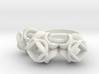 Trio Rose Ring size 4 3d printed 