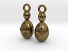 Saccharomyces Yeast Earrings - Science Jewelry 3d printed 