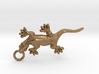 Gecko pendant 3d printed 