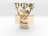 Think Outside The Box Pendant 3d printed 