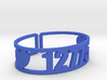 Iroquois Springs Zip Cuff 3d printed 