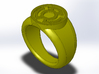 Yellow Lantern Ring 3d printed 