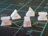 N Scale Bridge Shoes 30 PK 3d printed N Scale Bridge Shoes 30 PK after cleaning and articulation