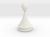 Courier chess pawn 3d printed 