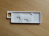 Cat key chain 3d printed 