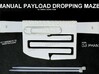 DJI Phantom 4 (P4) Payload Dropping Maze 3d printed 