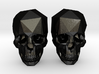 Cufflink Skull 3d printed 