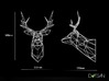 XL Stag Deer Trophy Head Facing Ahead 3d printed 