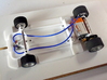 Slot car chassis for C9 1/28 3d printed 