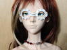 Goggles Punk Goth Spiked 1/3 SD doll scale 3d printed 
