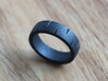Fenrir - Size 12 3d printed Fenrir ring - Matte black steel