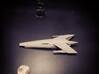 USS Gypsy spaceship sculpture  3d printed Alumide