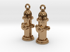 Fire Hydrant Earrings 3d printed 