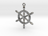 Nautical Steering Wheel Pendant 3d printed 