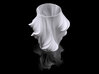 Julia Vase #011 - Heatwave 3d printed Preview render of White polished Heatwave