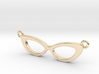 Cateye Glasses Necklace 3d printed 