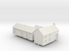 1:350 Two farm houses. 3d printed 