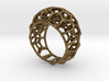 Voronoi Cell Ring  (Size 60) 3d printed 