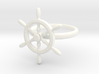 Nautical Steering Wheel Ring - US Size 08 3d printed 
