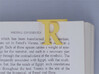 Bookmark Monogram. Initial / Letter R              3d printed 