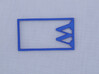 Bookmark Monogram. Initial / Letter W  3d printed 