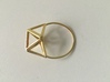 Simplify (Amplituhedron Ring) Statement Ring  3d printed Amplituhedron Ring