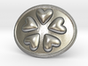 Round Dance Of Hearts Belt Buckle 3d printed 