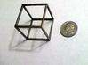 Cube (Hexahedron) 3d printed 