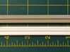 Plotter paper spool spindle, Commodore 1520 3d printed New vs. original part