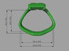 Special forward KHD X3 espresso Ring Middle 40-45m 3d printed 