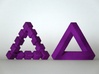 Impossible Triangle 3d printed Together with its cubed twin brother (not included)