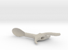 Left Hand Large Spoon 3d printed 