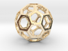 Truncated Icosahedron pendant 3d printed 