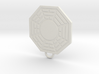 Dharma Fan Keychain 3d printed 