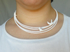 Birds on Wires Necklace 3d printed 