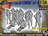 1-56 US Navy Sailors Combat SET 3 3d printed 