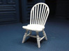 1:24 Hoop Back Windsor Chair 3d printed Printed in White Strong & Flexible