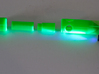 Dye Marker Bomb / Buoy  SAR3DP 3d printed UV illumination of fluorescein green PVA