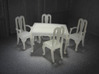1:48 Queen Anne Dining Set 3d printed 