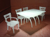 1:48 Moderne Dining Set 3d printed 