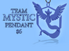 Pokemon GO: Team Mystic Pendant 3d printed 